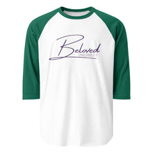 Load image into Gallery viewer, Women's "Beloved" 3/4 sleeve raglan shirt