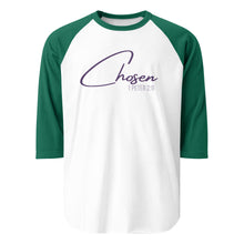 Load image into Gallery viewer, Women's "Chosen" 3/4 sleeve raglan shirt