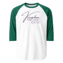 Load image into Gallery viewer, Women's "Kingdom" 3/4 sleeve raglan shirt