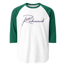 Load image into Gallery viewer, Women's "Redeemed" V2 3/4 sleeve raglan shirt