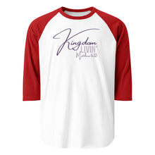 Load image into Gallery viewer, Women's "Kingdom" 3/4 sleeve raglan shirt
