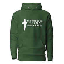 Load image into Gallery viewer, Men's Journeying" Hoodie with scripture
