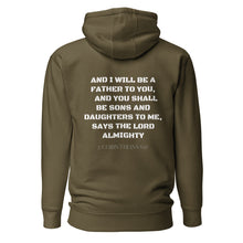 Load image into Gallery viewer, Men's Journeying" Hoodie with scripture