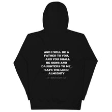 Load image into Gallery viewer, Men's Journeying" Hoodie with scripture