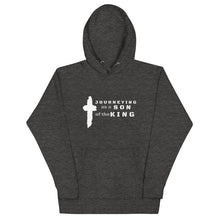 Load image into Gallery viewer, Men's Journeying" Hoodie with scripture
