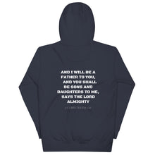 Load image into Gallery viewer, Men's Journeying" Hoodie with scripture