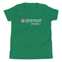 Load image into Gallery viewer, Girl's "Redeemed" Youth Short Sleeve T-Shirt