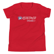Load image into Gallery viewer, Girl's "Redeemed" Youth Short Sleeve T-Shirt