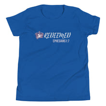 Load image into Gallery viewer, Girl's "Redeemed" Youth Short Sleeve T-Shirt