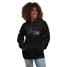 Load image into Gallery viewer, Women&#39;s &quot;Kindgom Livin&quot; Hoodie with Scripture
