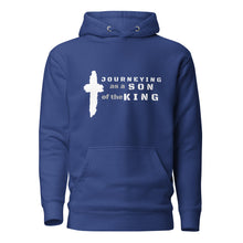 Load image into Gallery viewer, Men&#39;s Journeying&quot; Hoodie with scripture
