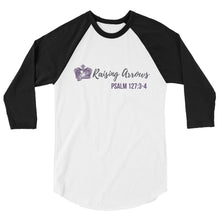 Load image into Gallery viewer, Women&#39;s &quot;Raising Arrows&quot; V2 3/4 sleeve raglan shirt
