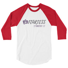 Load image into Gallery viewer, Women&#39;s &quot;Fearless&quot; V2 3/4 sleeve raglan shirt
