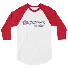 Load image into Gallery viewer, Women&#39;s &quot;Redeemed&quot; V2 3/4 sleeve raglan shirt
